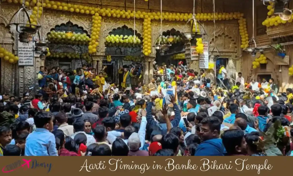 Aarti Timings in Banke Bihari Temple