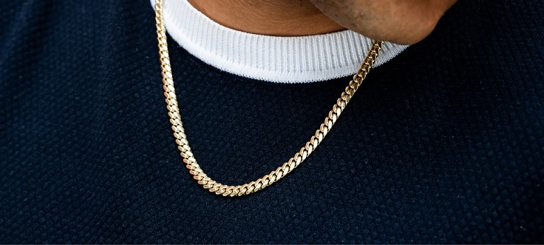 thick Cuban link chain